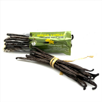 10 Madagascar Vanilla Beans-Whole Pods Grade A For Vanilla Extract And Homemade Baking 4''-6''(Pack Of 1)