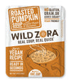 Wild Zora Instant Keto-Friendly Soups Roasted Pumpkin 8-pack Broth Made with Coconut cream, Cinnamon, & Organic Vegetables, Glut