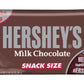 Hershey'S Snack Size Chocolate Bar, Milk Chocolate Candy Bar, 19.8 Ounce