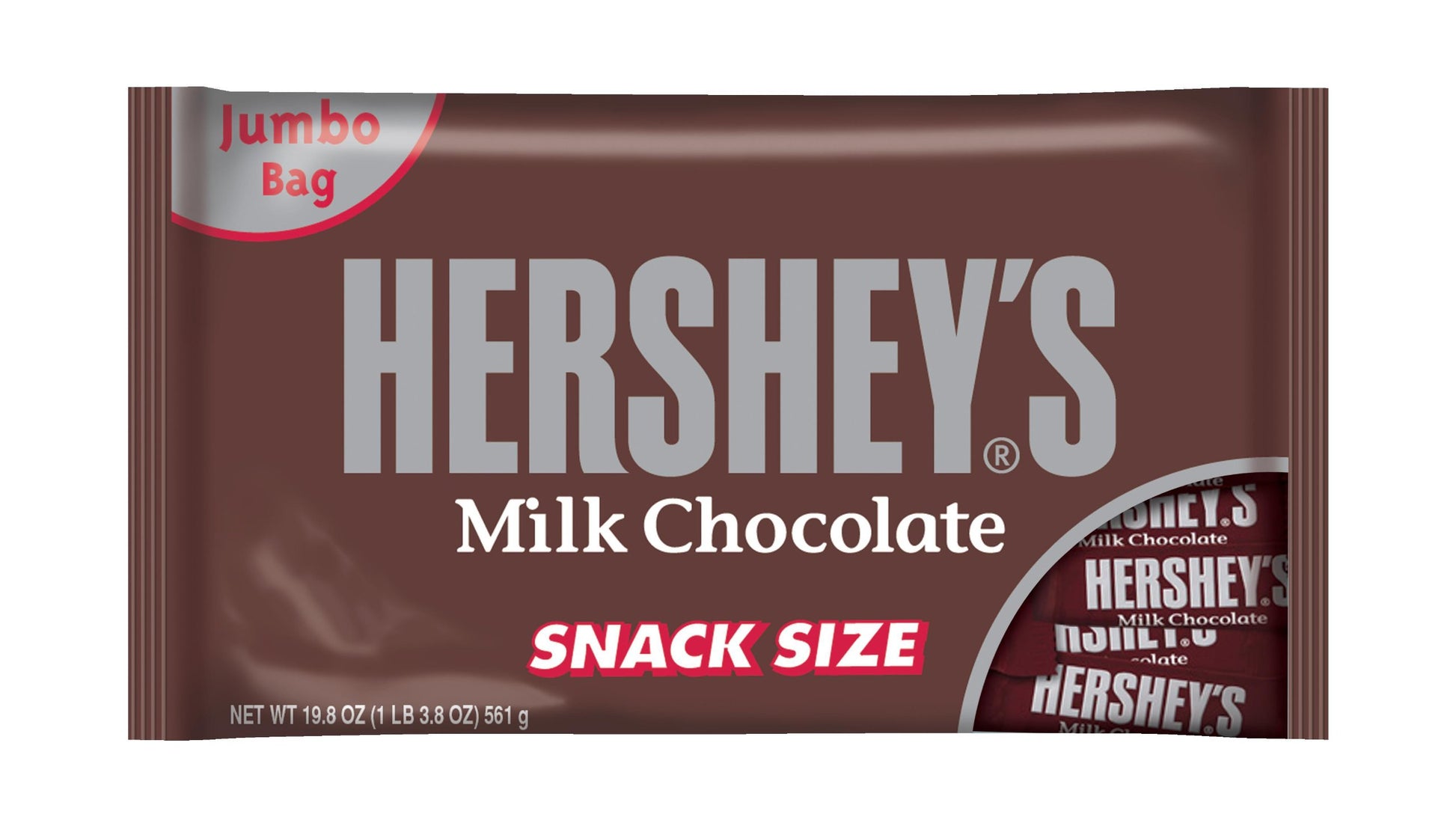 Hershey'S Snack Size Chocolate Bar, Milk Chocolate Candy Bar, 19.8 Ounce