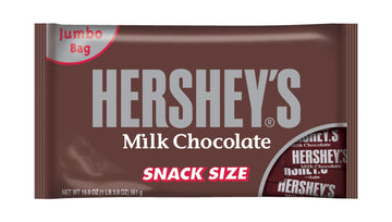 Hershey'S Snack Size Chocolate Bar, Milk Chocolate Candy Bar, 19.8 Ounce