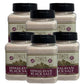 Pride Of India Himalayan Black Salt (Kala Namak) Extra Fine, 1 lb Dual Sifter Jar, Pack of 6, 84+ Natural Minerals