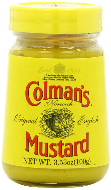 Colman'S Original English Prepared Mustard, 3.53-Ounce Jars (Pack Of 6)