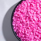 NIPEOR Red Heart Shapes Sprinkles for Wedding Cake Decorating - 3.53 oz - Pink
