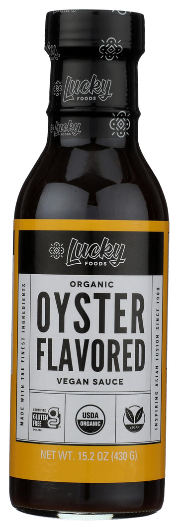 Lucky Foods Organic Oyster Flavored Sauce, 15.2 OZ