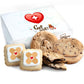 Get Well Soon Cookies Care package Gift Basket Chocolate Chip Fudge Filled Decorated For Men Women Kids | INDIVIDUALLY WRAPPED |
