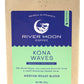 River Moon Coffee, Kona Coffee Whole Bean, Medium Roast, 2 lbs, Kona Waves Hawaiian Blend, Sustainably Farmed, 100% Arabica
