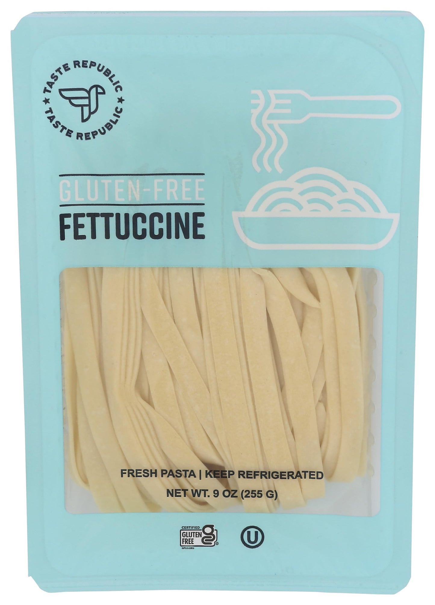 Gluten-Free Pasta, Fettuccine, Fresh Brown Rice Noodles Cook in Just 3 Minutes by Taste Republic, 9oz