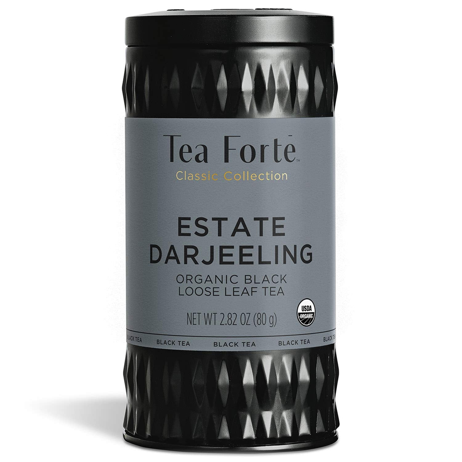 Tea Forte Loose Tea Canister, Black Tea, Makes 35-50 Cups (Estate Darjeeling)