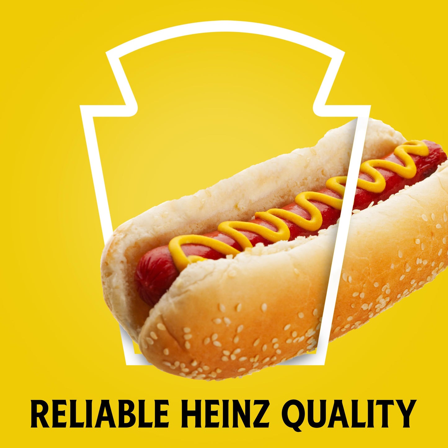 Heinz Yellow Mustard, 20 Oz Bottle