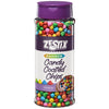 Rainbow Candy Coated Chips - 10oz (283g) Resealable Bottle - Colorful Candy-Shell Chocolate Chips for Baking, Decorating, Cookie