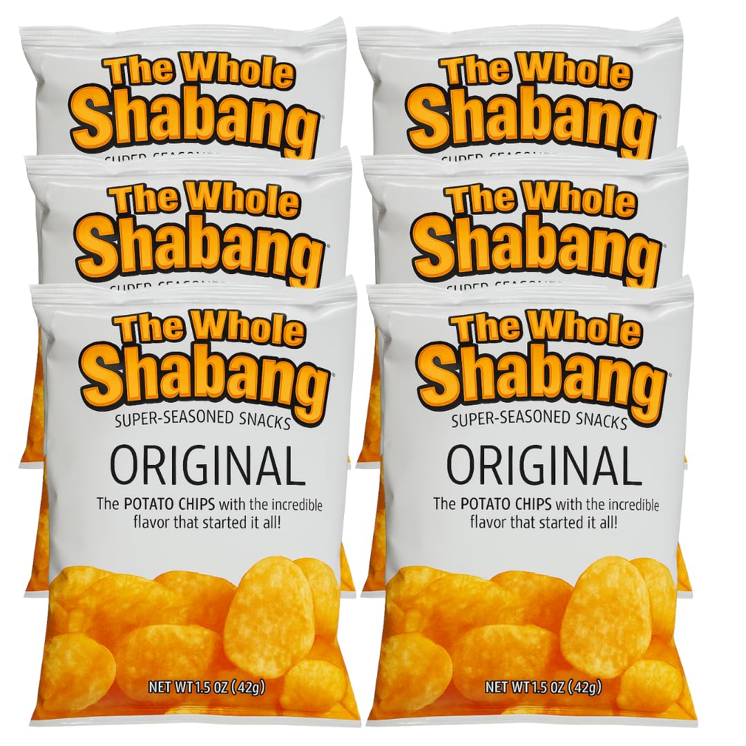 The Whole Shabang Chips By Moon Lodge – Bold Flavor, Commissary Favorite Snack (1.5 Ounces, 6 Original)