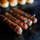 Bearded Butchers Tailgater Bratwurst 12 Pack (1 Lb Each) - Gourmet Sausage With Swiss Cheese & Savory Spices - Perfect For Grill