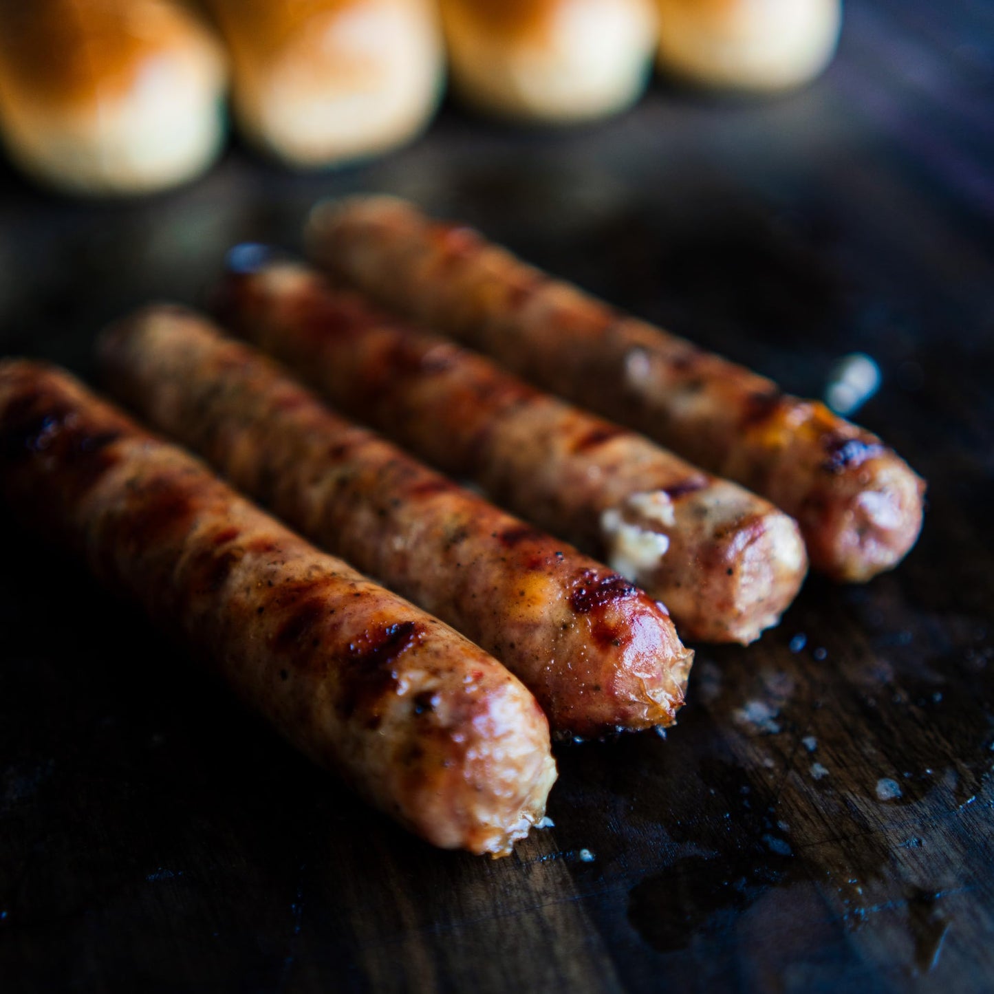 Bearded Butchers Tailgater Bratwurst 12 Pack (1 Lb Each) - Gourmet Sausage With Swiss Cheese & Savory Spices - Perfect For Grill