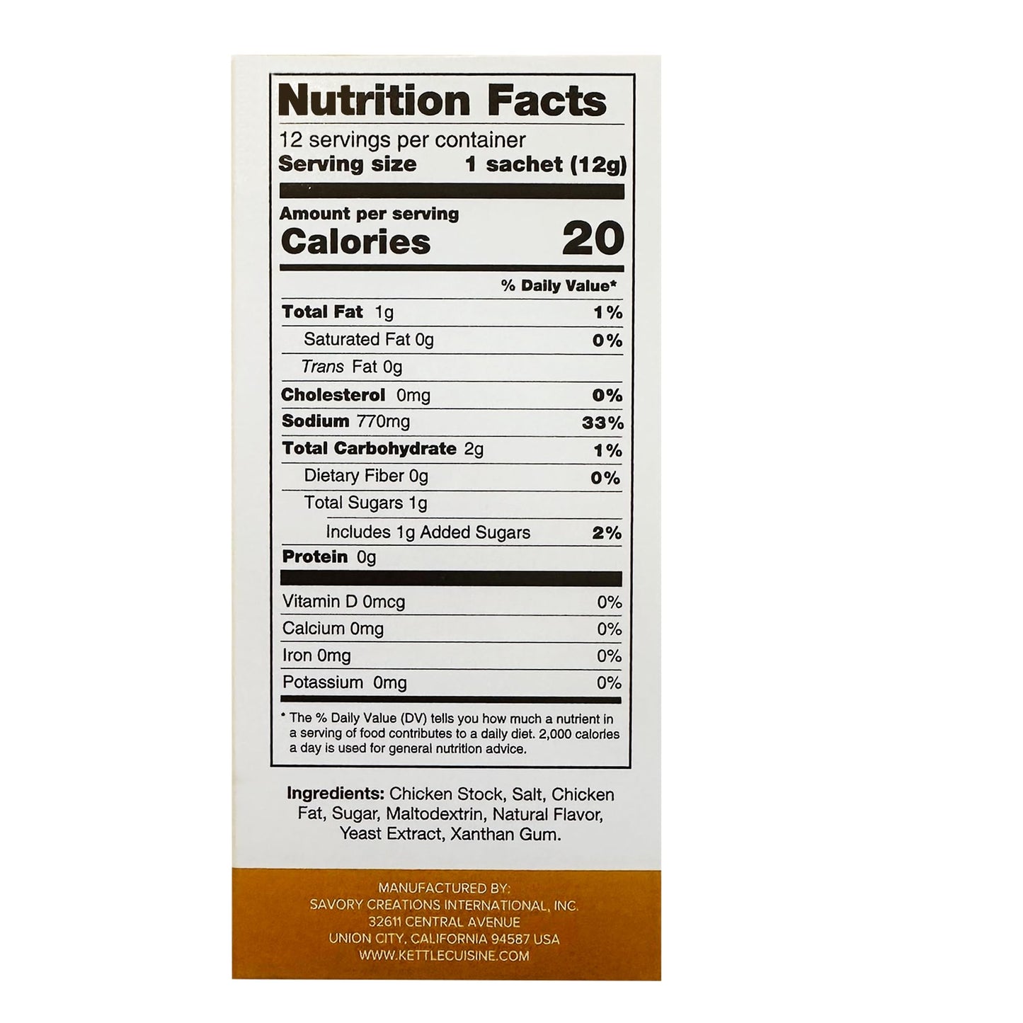 Stapster Chicken Broth Concentrate, 5.1 Ounce, 12 Sticks In Each (Pack Of 2)
