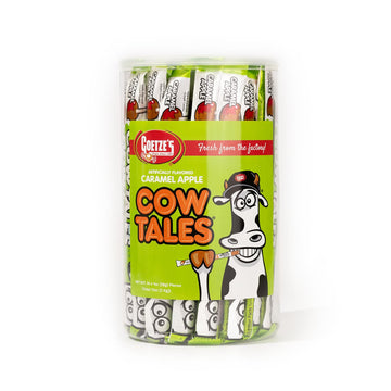 Goetze'S Candy Caramel Apple Cow Tales - 2.25 Pound Canister (36 Ounces) - Fresh From The Factory