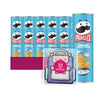 Pringles 12- Count of Cheddar Sour Cream Potato Crisps Chips, On-The-Go Lunch Snack 5.5 oz Can + 1 Freebie by Unique Outlet