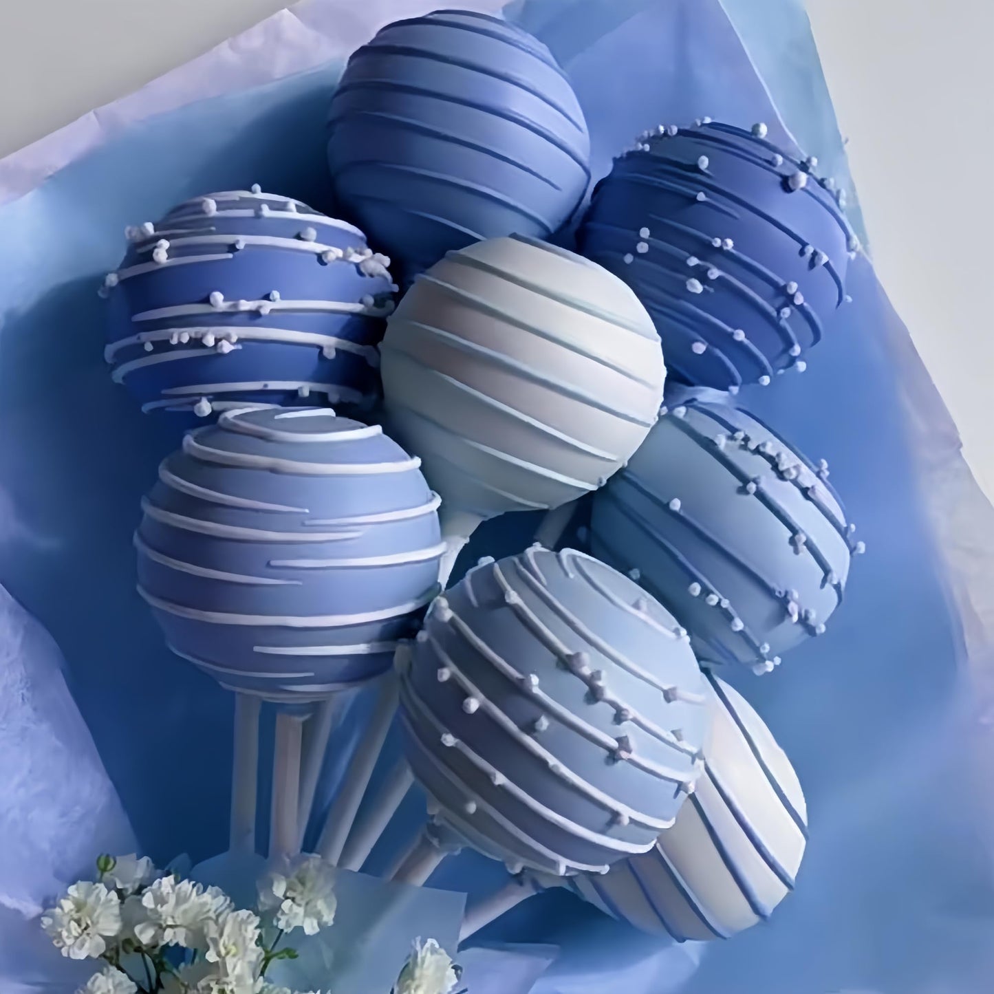 Edible Light Blue Pearl Sugar Sprinkles Candy 2Mm Mini Pearls Cake Decorations Cupcake Toppers Cookie Decorating Perfect For Wed