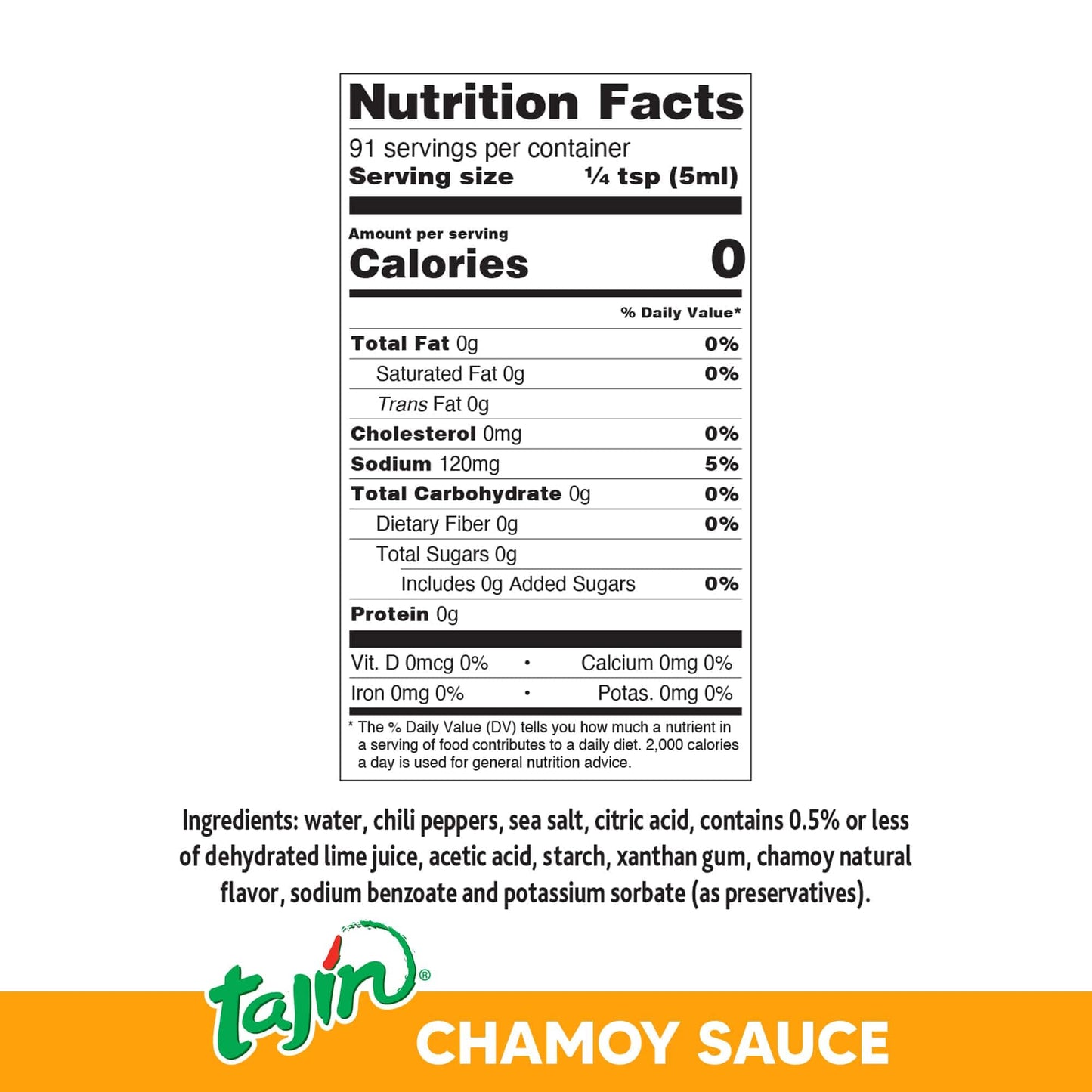 Tajin Fruity Chamoy Hot Sauce 15.38 oz (Pack of 2)
