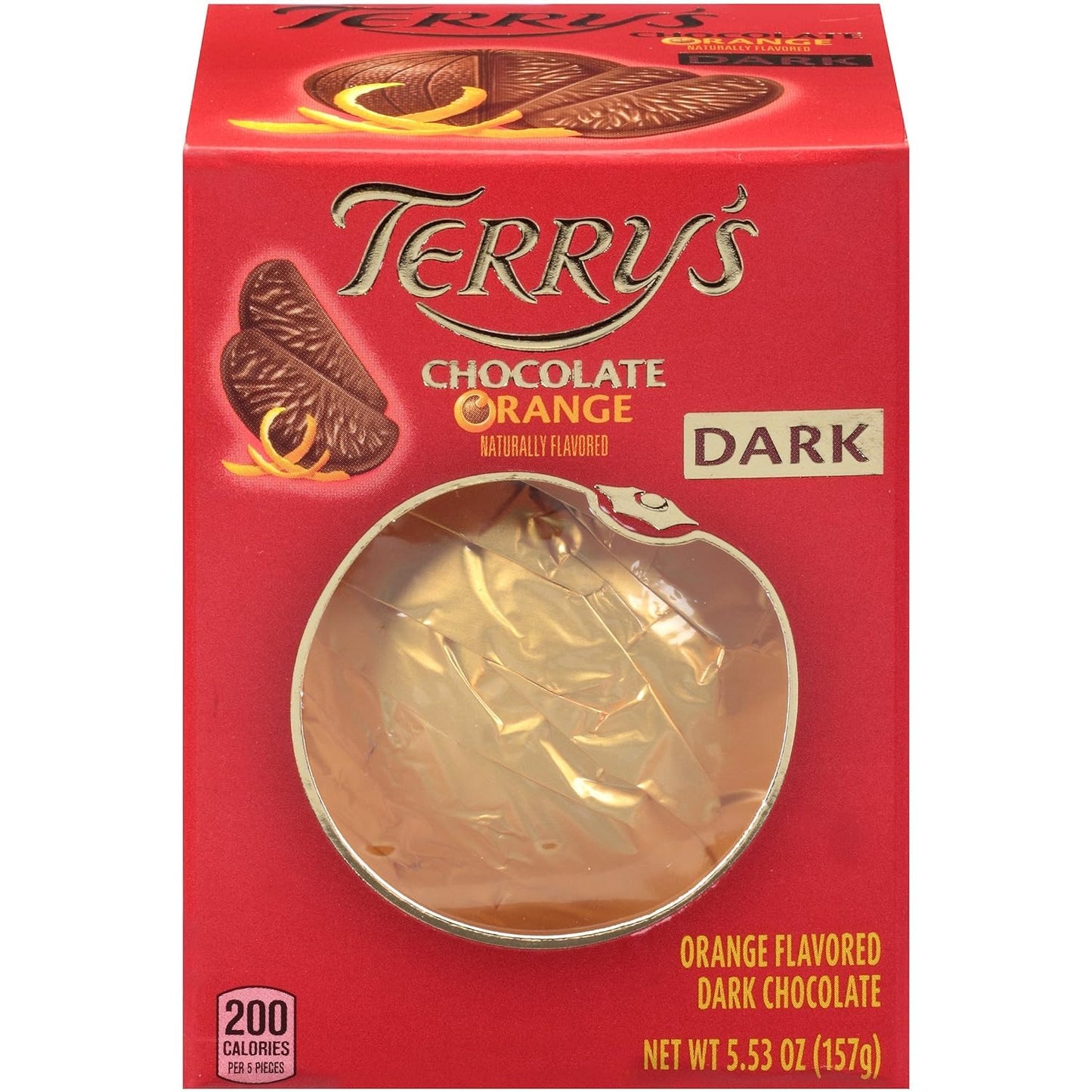 Terrys Dark Chocolate Orange, Naturally Flavored, Pack of 6 - 5.53oz Boxes