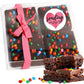 Sending Hugs Gift Basket Care Package Chocolate Brownies Food Gift For Women | Nut Free Dairy Free | Sending Love