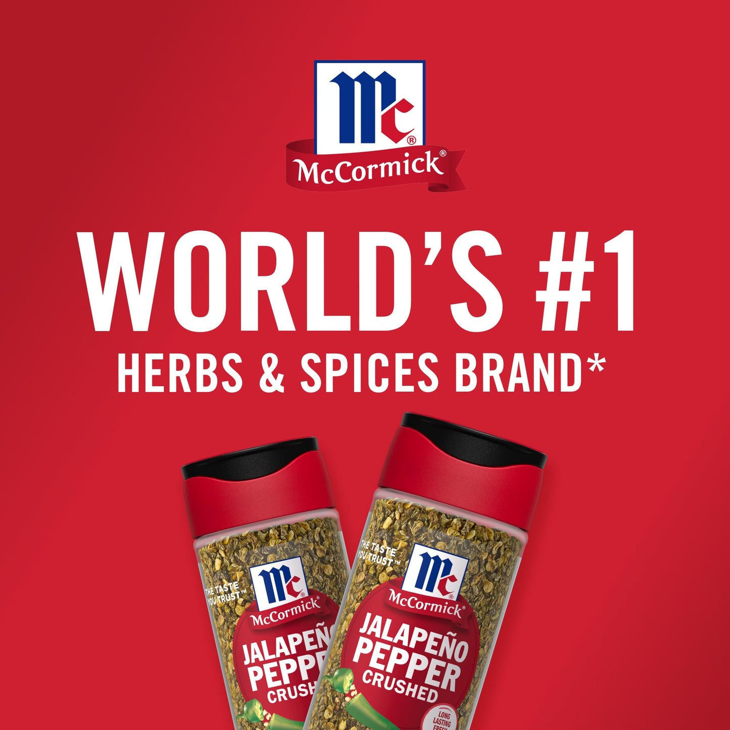 Mccormick Crushed Jalapeo Pepper, 1.37 Oz (Pack Of 6)