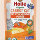 Holle Organic Baby Food Pouches - Carrot Cat Baby Puree With Carrot, Mango, Banana & Pear - (6 Pack) Organic Baby Snacks + Fruit And Veggie Pouches For Weaning Babies 6 Months And Older
