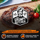 Grumpy Butcher 2-Steak Sampler Gift Basket For Men – 1 Ribeye Steak (14 Oz) & 1 Top Sirloin (6 Oz) – Gourmet Steakhouse Gift, Elegantly Packaged