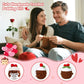 AVBODA Handmade Crochet Pudding Gift for Him Her, Brown White, X-Small, Perfect for Anniversary, Birthday, Valentines, Wedding