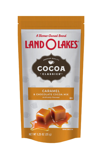 Land O Lakes Classics, Caramel & Chocolate Hot Cocoa Mix, 1.25 Oz, Pack Of 36