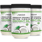 Earth Circle Organics Premium Ultra Pure Extra Virgin Coconut Oil, Cold Pressed, Baking, Smoothies, Skin & Hair Care, Gluten-Fre