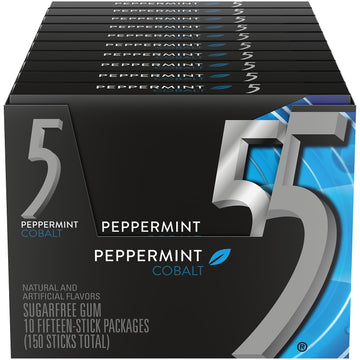 Mars, Inc 21265 Cobalt Gum, Individually wrapped, 10/BX, Peppermint