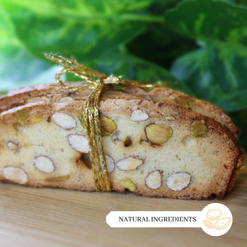Almondina Almond Cookies, Almonduo Flavor, Roasted Almonds And Pistachios, Non-Dairy And Kosher Thin Cookies, Toasted With Natur