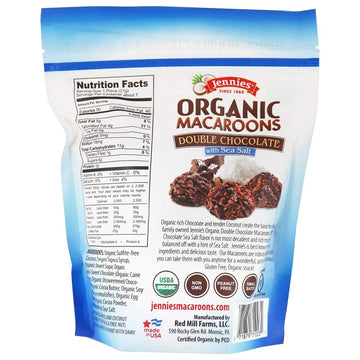 Jennies - Organic Macaroons Double Chocolate With Sea Salt - 5.25 Oz.