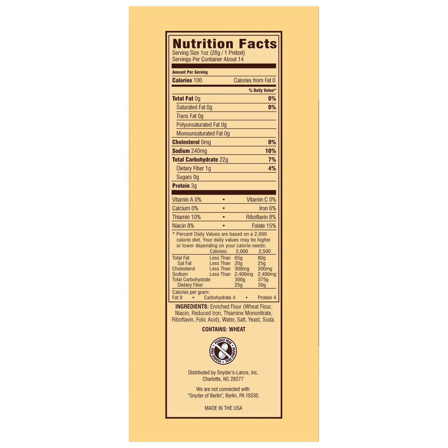 Snyder'S Of Hanover Sourdough Hard Pretzel Box - 13.5 Oz - 2 Pk