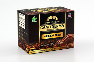 Longreen Ganoderma Reishi Coffee Mix, Instant 2-in-1 Mushroom Coffee, 30 Sachets, 2.3 Ounce, Non-Sugar Dietary dietary product