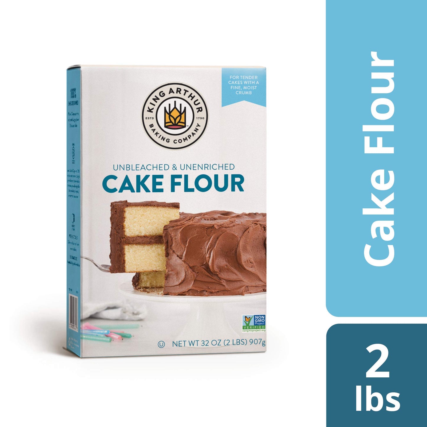 King Arthur Unbleached Cake Flour Blend, 2 Pounds (Pack Of 6) - Packaging May Vary