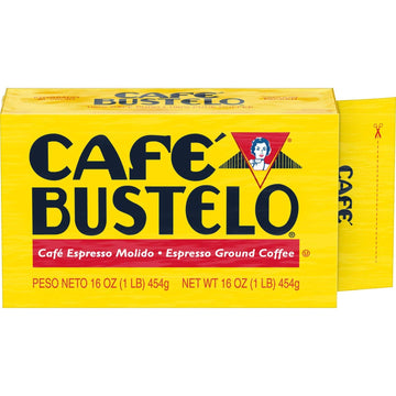 Café Bustelo Espresso Dark Roast Ground Coffee, 16 Ounce (Pack of 12)