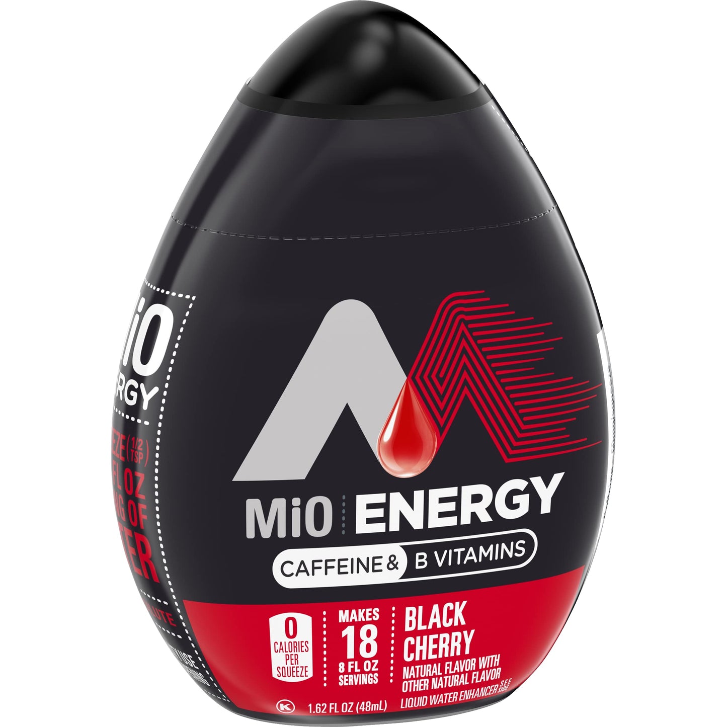 Mio Energy Black Cherry Water Enhancer, 1.62 Fl Oz, Pack of 6