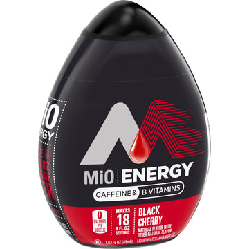 Mio Energy Liquid Water Enhancer, Black Cherry, 1.62 Fl Oz (Pack of 12)