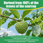 Egcina Dried Soursop Leaves for Tea - 100% Natural, Caffeine Free, 2.47 oz (70 g)