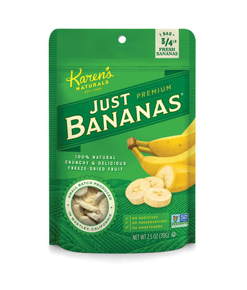 Karen's Naturals Just Bananas, 2.5-Ounce Package (Pack of 6) (Packaging May Vary)