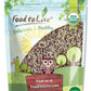 Food to Live Organic Super Grains Blend, 1 Pound - A Mix of Millet, Buckwheat, Red and White Quinoa. Non-GMO, Non-Irradiated, Ve