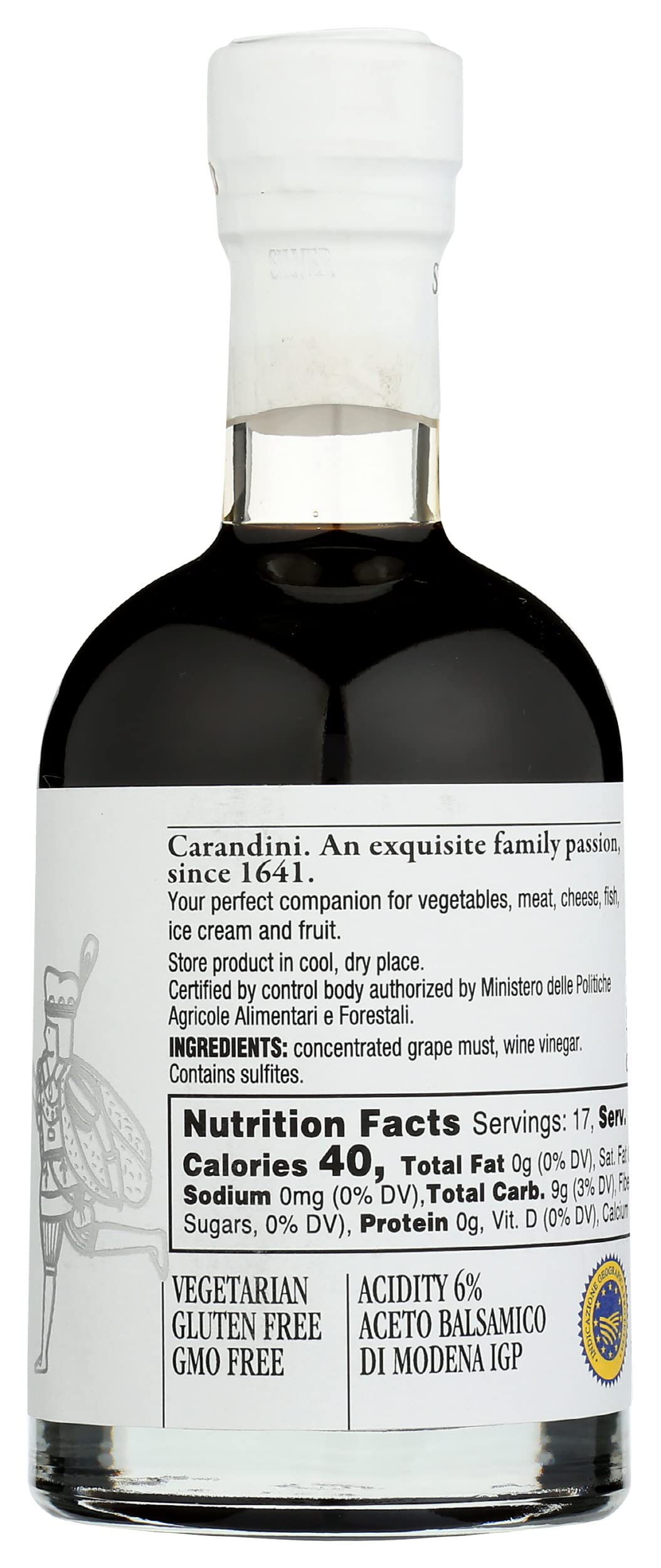 Carandini Emilio Balsamic Vinegar Of Modena, 8.45 Fz