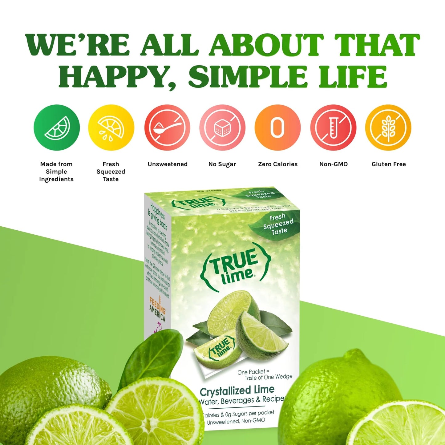 True Lime And True Orange Bulk Dispenser Packets 100Ct (2Pk Variety). Sugar Free, Natural Flavored Water Enhancer, Packets Are G