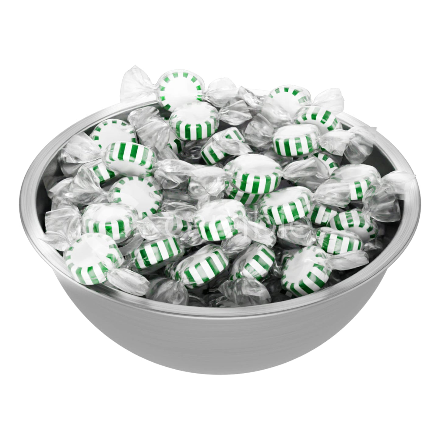 Arcor Spearmint Starlights Candy By Cambie | 2 Lbs Of Spearmint Starlight Mints | Individually Pinwheel Mint Hard Candy | Delici