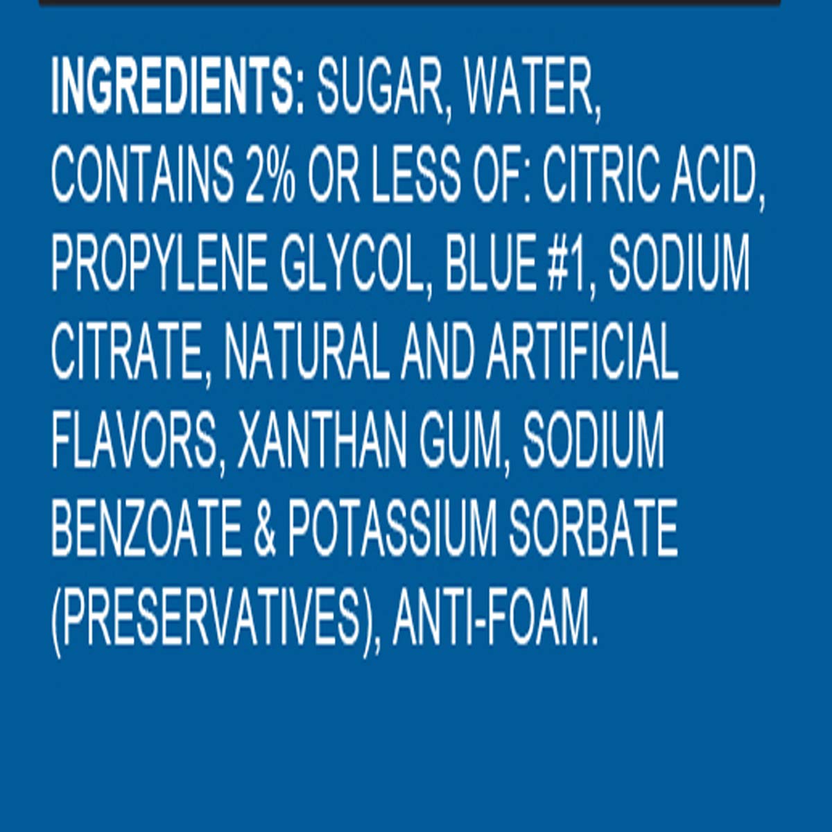 Hypothermias Shaved Ice & Snow Cone Syrup - Quart (32 Fl. Oz) - Blueberry - Made With Non-Gmo 100% Pure Cane Sugar, No Corn Syru