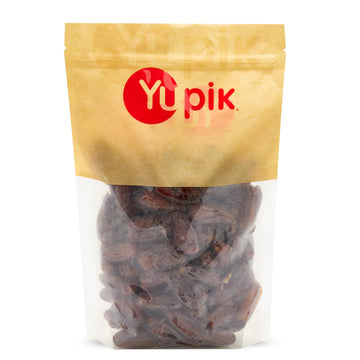 Yupik Deglet Nour Pitted Dates, 2.2 lb, Pack of 6, Whole Dried Fruits, No Pits, No Added Sugar, Cholesterol-free, Source of Fibe