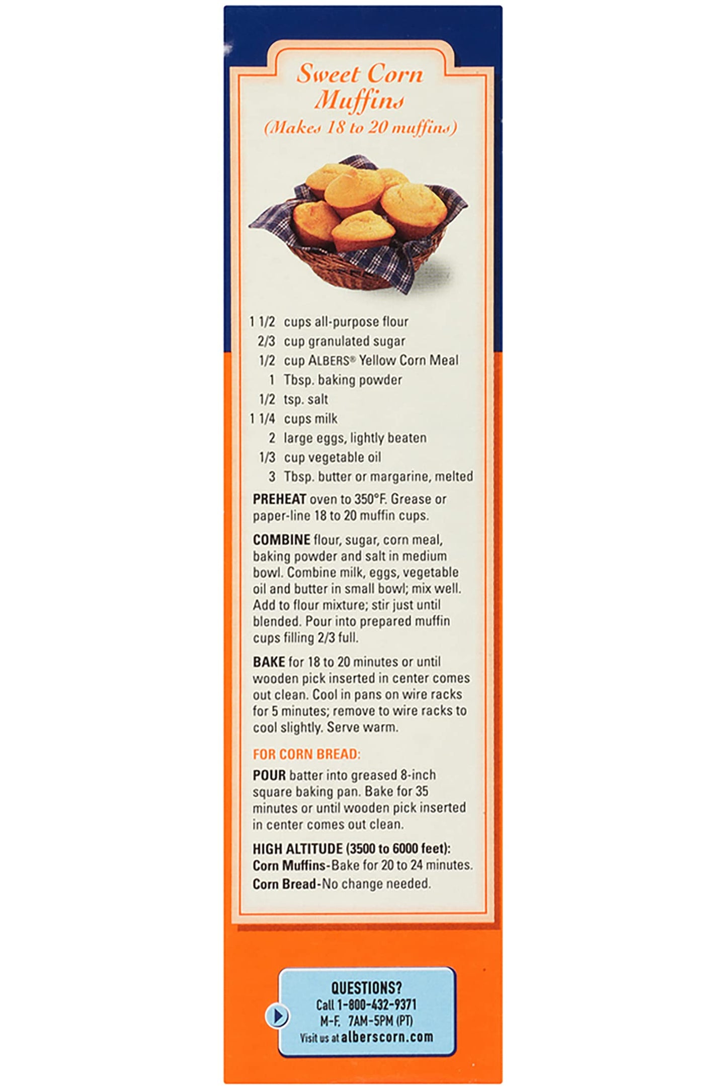 Albers Yellow Corn Meal, 20 Oz (Pack Of 3)