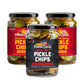 Famous Dave's Pickle Variety Bundle - 2 pck Sweet n' Spicy Pickle Chips & 1 pck Devil's Spit Pickle Chips (72 oz.)